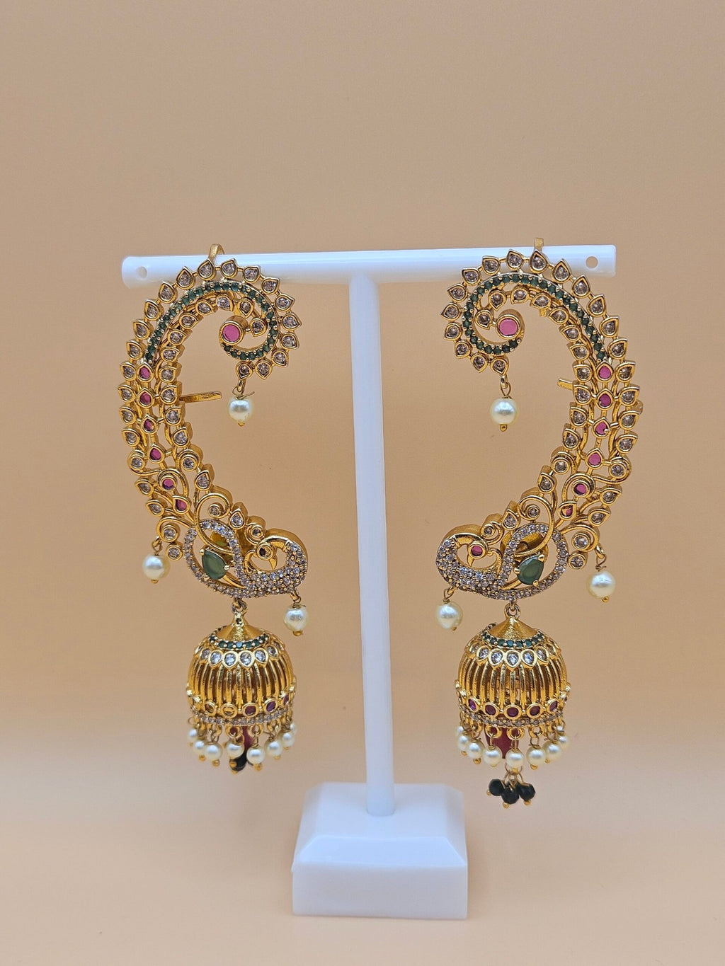 Mayura Ear Cuff Jhumka image 2