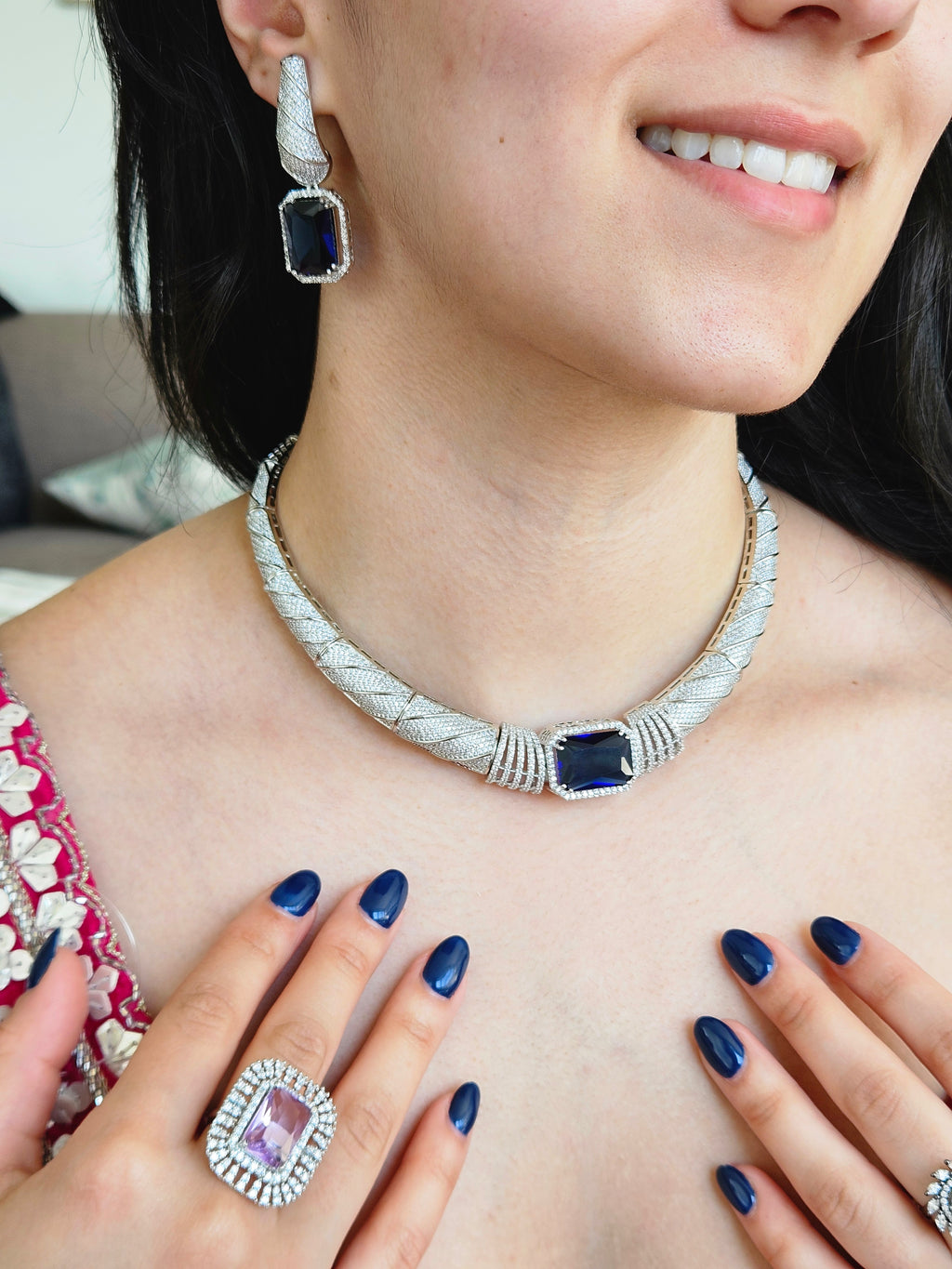 Regent Sapphire choker